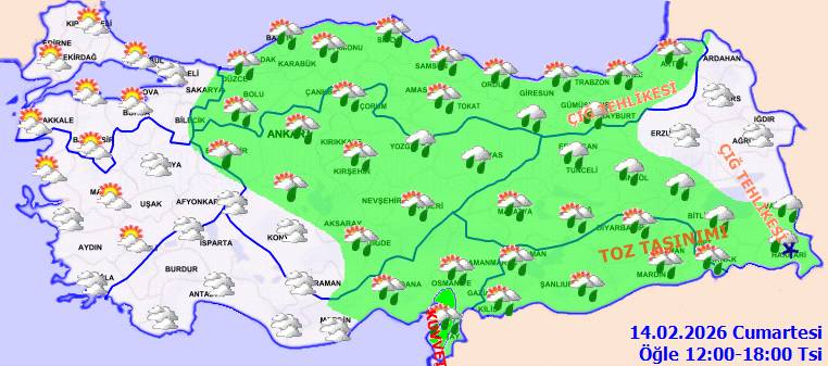 Meteoroloji açıkladı: Hafta sonu da yağışlar devam edecek mi? Bugün hava nasıl, Cumartesi hava nasıl olacak? 9
