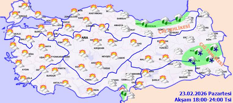 Meteoroloji uyardı: Güneşli havaya aldanmayın kar geliyor! Bugün hava nasıl, Pazartesi hava nasıl olacak? 10