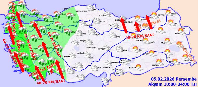 Meteoroloji uyardı: O bölgelerde, kuvvetli rüzgar, sağanak yağış ve hortum bekleniyor! Bugün hava nasıl, Perşembe günü hava nasıl olacak? 12