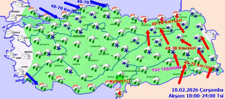 Meteoroloji uyardı: Kar Edirne'den giriş yaptı! Bugün hava nasıl, Çarşamba günü hava nasıl olacak? 8