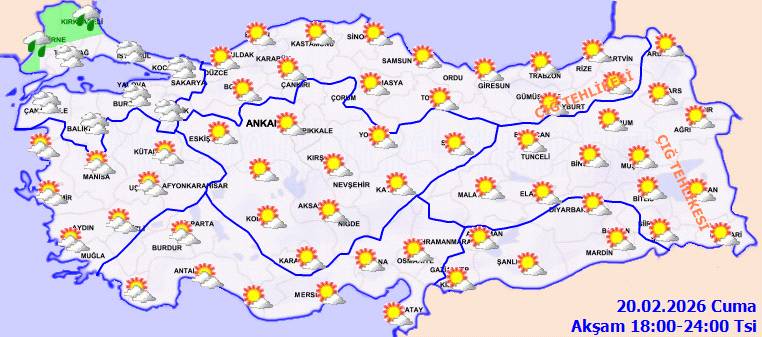 Meteoroloji uyardı: O bölgelerde sağanak yağış etkili olacak! Bugün hava nasıl, Cuma günü hava nasıl olacak? 9
