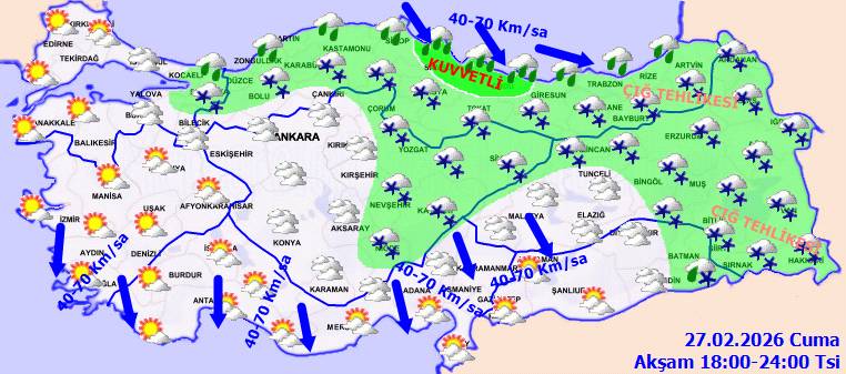 Meteoroloji uyardı: O bölgelerde kuvvetli olacak! Bugün hava nasıl, Cuma günü hava nasıl olacak? 10
