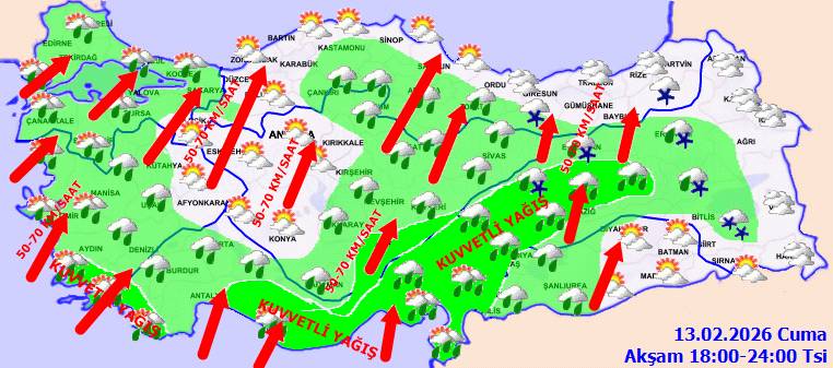 Meteoroloji uyardı: Sel ve su baskınlarına karşı dikkat! Bugün hava nasıl, Cuma günü hava nasıl olacak? 8