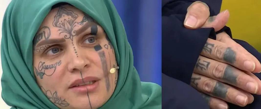 Dövmeli kadından dikkat çeken açıklama: Bir zalime aşık oldum bu hale geldim 5