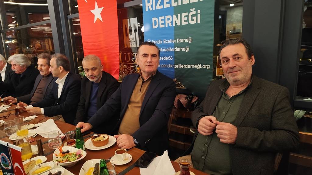 Pendikli Rizeliler geleneksel iftar yemeğinde buluştu 6