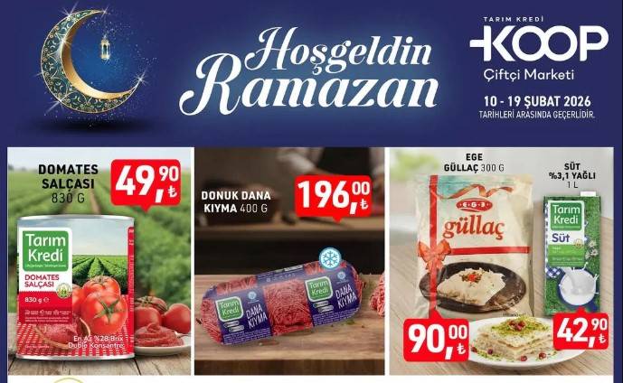 Koop Marketi Ramazan'da da yaptı yapacağını! İşte iftar ve sahur için onlarca çeşit gıda da kaçırılmayacak indirim fırsatları... 2