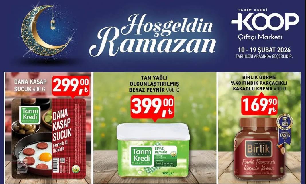 Koop Marketi Ramazan'da da yaptı yapacağını! İşte iftar ve sahur için onlarca çeşit gıda da kaçırılmayacak indirim fırsatları... 4