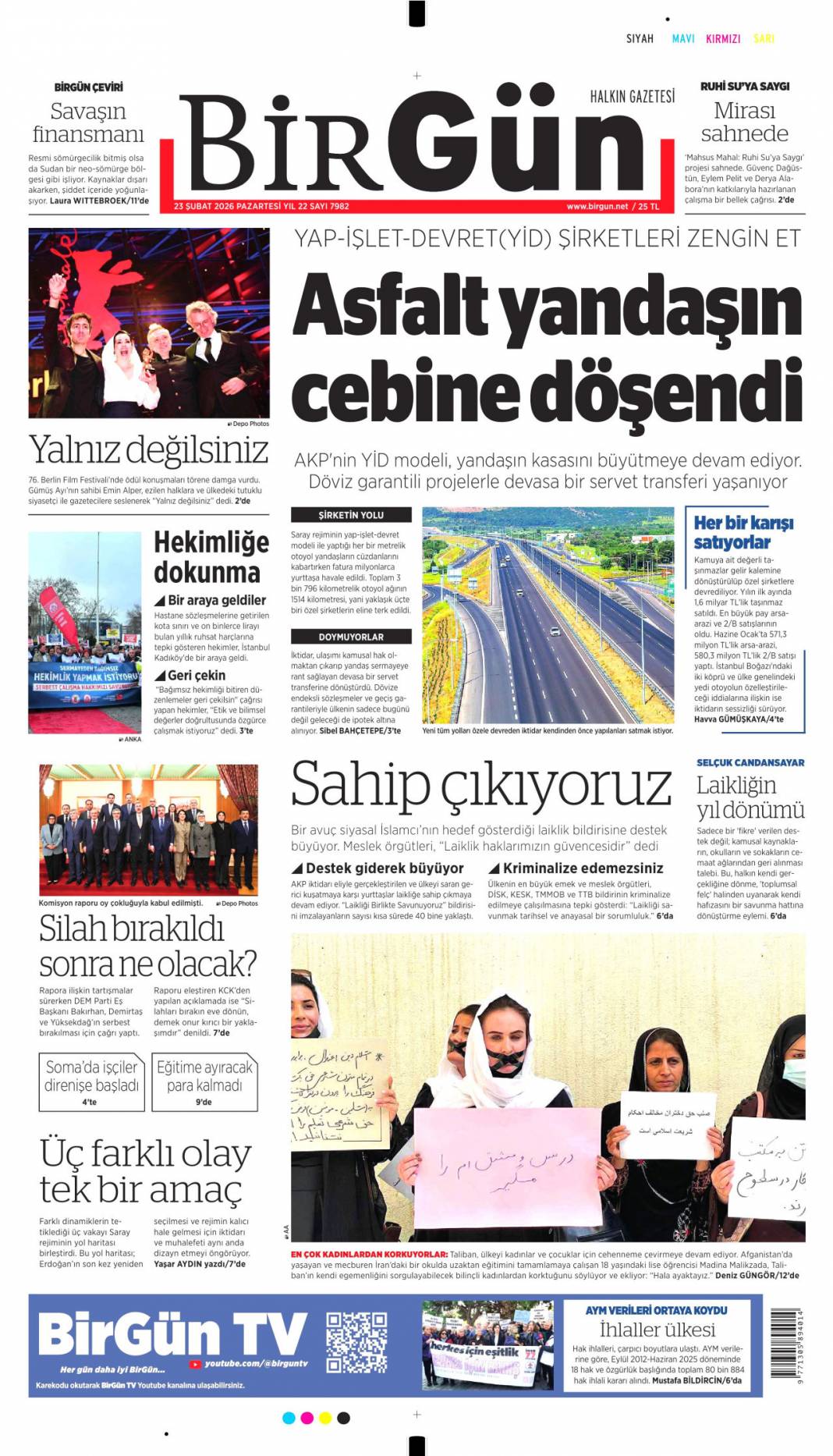 Zehir tacirlerine Avcı'dan Siber darbe: 23 Şubat 2026 Pazartesi güncel gazete manşetleri 13