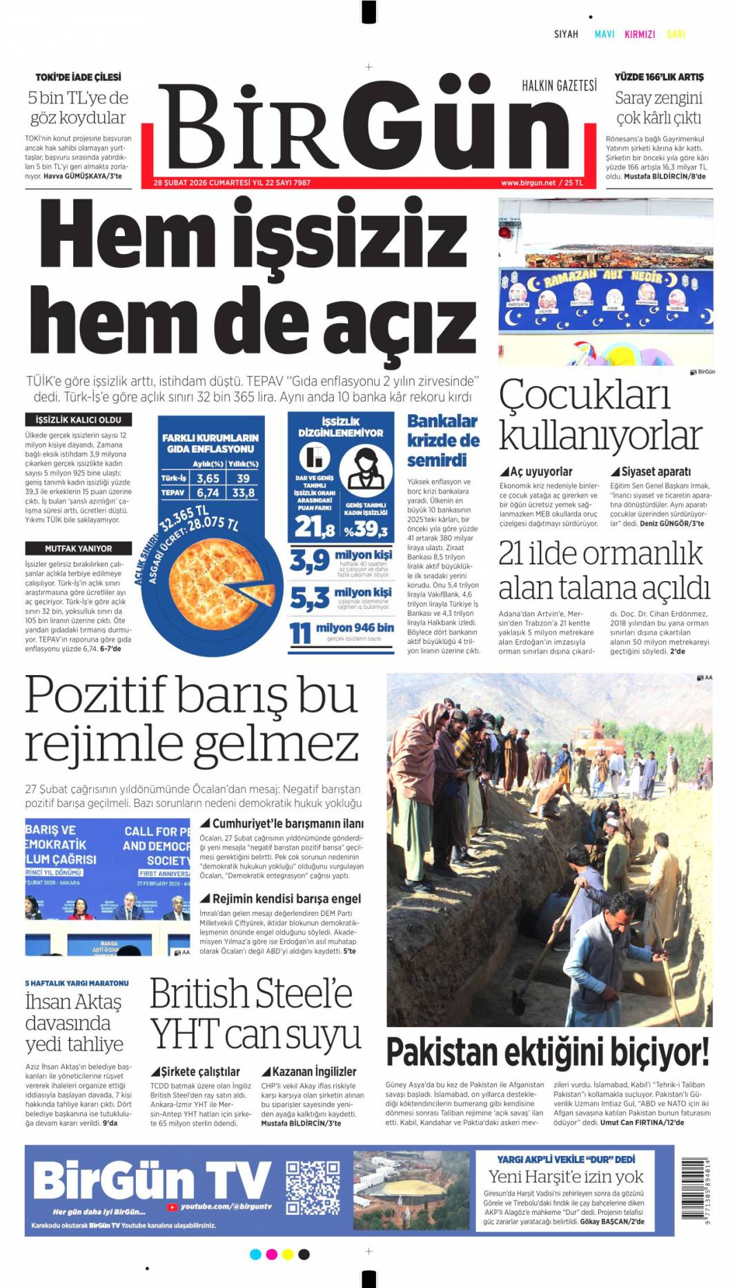 İmralı'dan 2. çağrı: 28 Şubat 2026 Cumartesi güncel gazete manşetleri 10