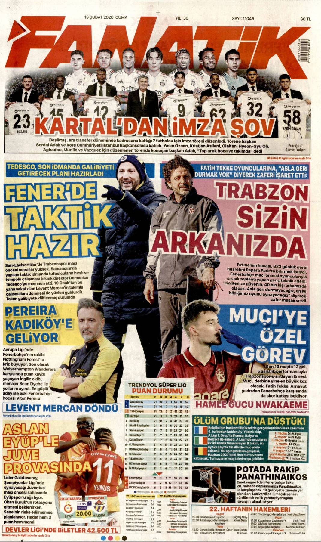 Faşizanlık CHP'nin iliklerine sinmiş: 13 Şubat 2026 Cuma güncel gazete manşetleri 27