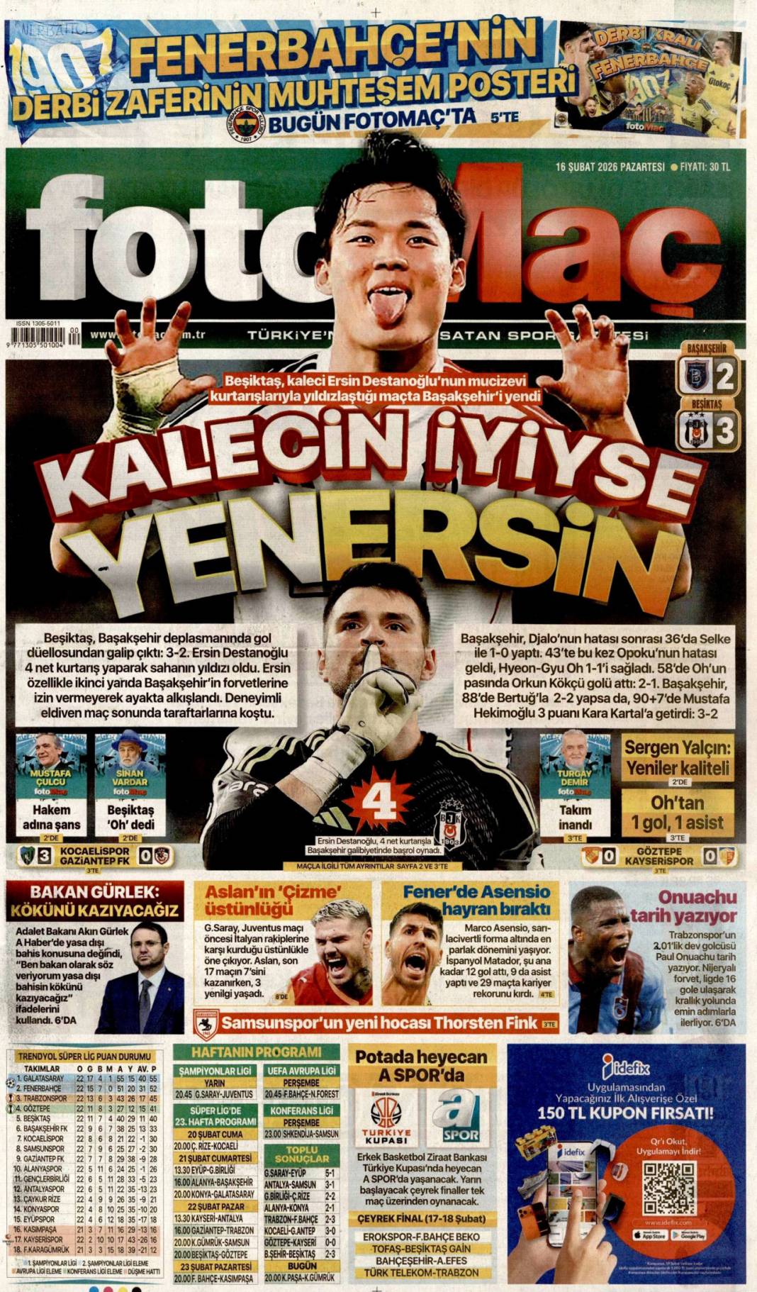 İstifa ağaç katliamını örtmez: 16 Şubat 2026 Pazartesi güncel gazete manşetleri 24