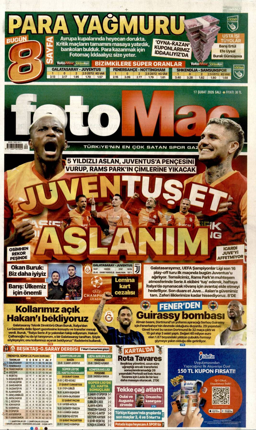 CHP'li tacizci hâlâ görevde: 17 Şubat 2026 Salı güncel gazete manşetleri 25