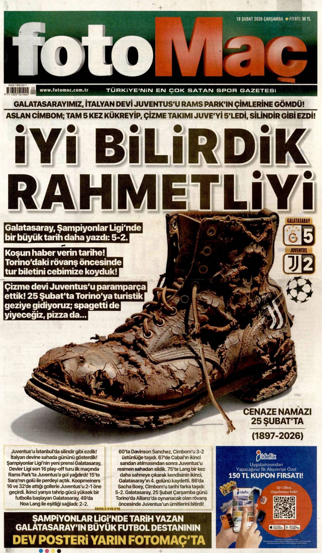 Afrika Boynuzu'nda çatışma istemiyoruz: 18 Şubat 2026 Çarşamba güncel gazete manşetleri 24