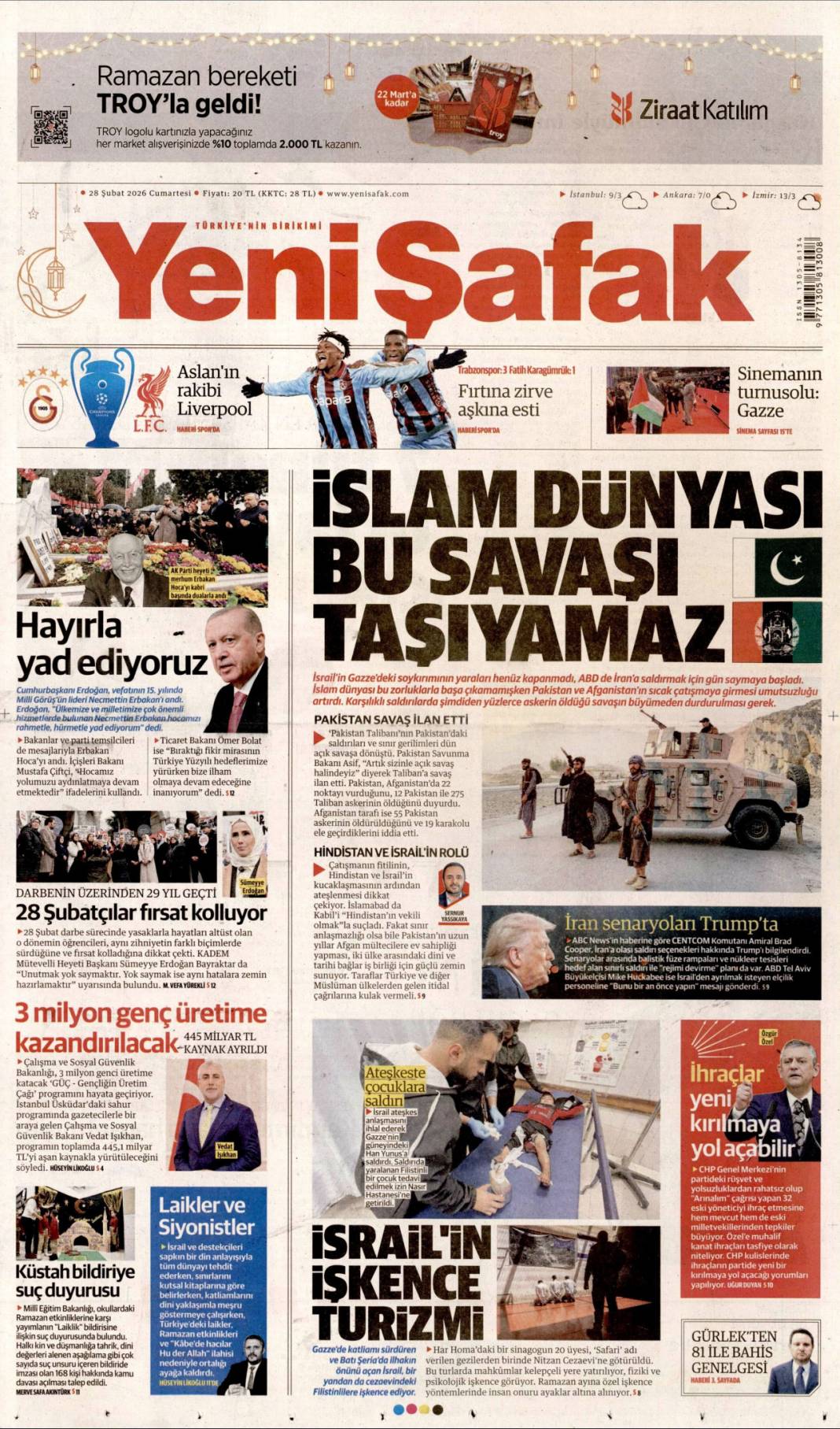 İmralı'dan 2. çağrı: 28 Şubat 2026 Cumartesi güncel gazete manşetleri 5