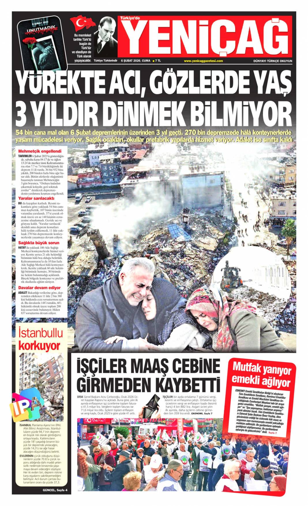 Türkiye'nin gücüne hayran kaldık: 6 Şubat 2026 Cuma güncel gazete manşetleri 22