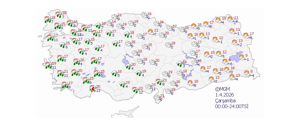 Meteoroloji açıkladı: Yağışlar ne kadar sürecek, bugün hava nasıl, Salı günü hava nasıl olacak? 6