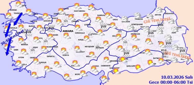 Meteoroloji uyardı: O bölgelerde göz gözü görmeyecek! Bugün hava nasıl, Pazartesi hava nasıl olacak? 5