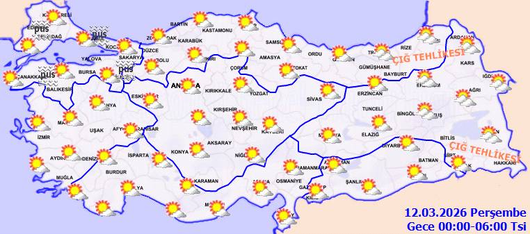 Meteoroloji uyardı: O bölgelerde sabah ve gece saatlerinde pus ve sis olacak! Bugün hava nasıl, Çarşamba günü hava nasıl olacak? 3