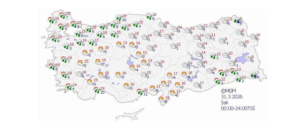 Meteoroloji açıkladı: Yağışlar ne kadar sürecek, bugün hava nasıl, Salı günü hava nasıl olacak? 5