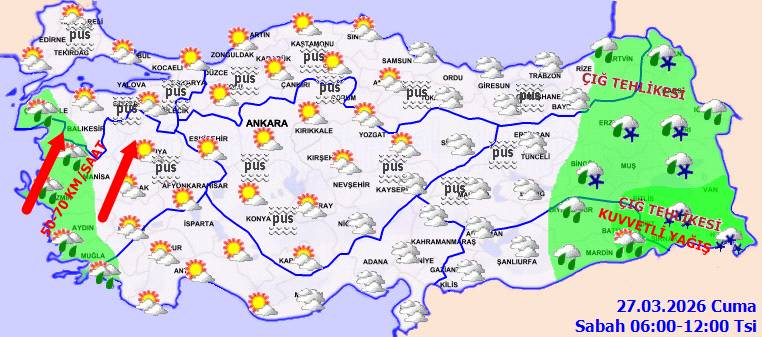 Meteoroloji son tahminlerini yayınladı: Bugün hava nasıl, Cuma günü hava nasıl olacak? 7
