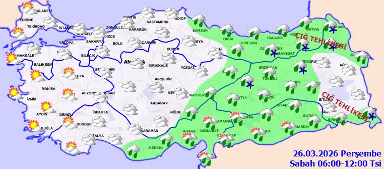 Meteoroloji uyardı: O bölgelerde, sel ve su baskınları yaşanabilir! Bugün hava nasıl, Perşembe günü hava nasıl olacak? 3