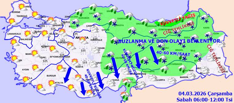 Meteoroloji uyardı: O bölgelerde göz gözü görmeyecek! Bugün hava nasıl, Çarşamba günü hava nasıl olacak? 4
