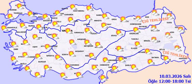 Meteoroloji'den son tahminler: Bazı bölgelerde hava sıcaklıkları artacak, bugün hava nasıl, Salı günü hava nasıl olacak? 8
