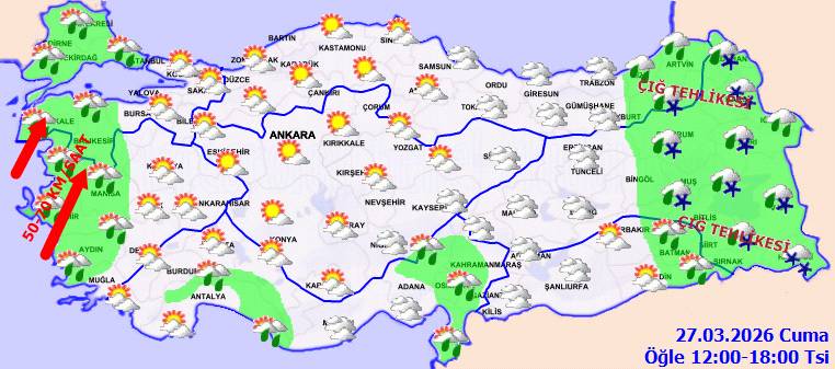 Meteoroloji son tahminlerini yayınladı: Bugün hava nasıl, Cuma günü hava nasıl olacak? 5