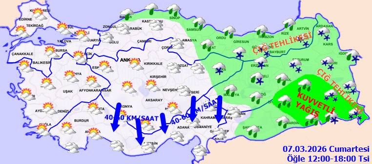 Meteoroloji uyardı: Kuvvetli yağışlar geliyor! Bugün hava nasıl, cumartesi hava nasıl olacak? 9