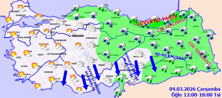 Meteoroloji uyardı: O bölgelerde göz gözü görmeyecek! Bugün hava nasıl, Çarşamba günü hava nasıl olacak? 5