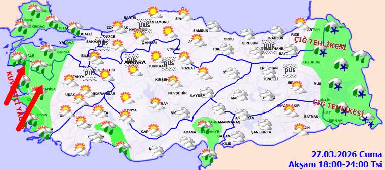 Meteoroloji son tahminlerini yayınladı: Bugün hava nasıl, Cuma günü hava nasıl olacak? 4