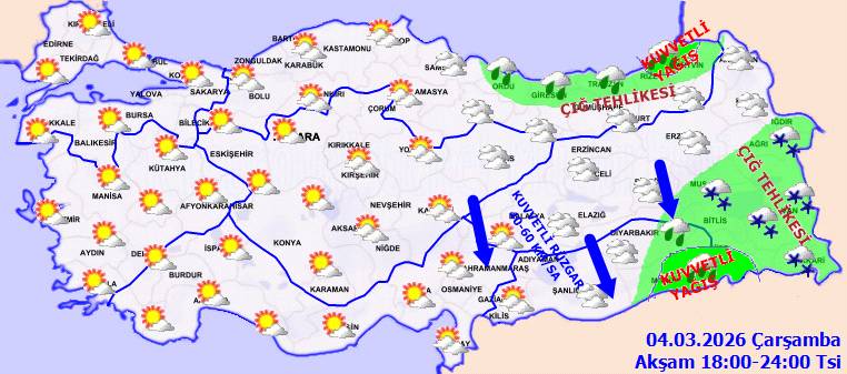 Meteoroloji uyardı: O bölgelerde göz gözü görmeyecek! Bugün hava nasıl, Çarşamba günü hava nasıl olacak? 8
