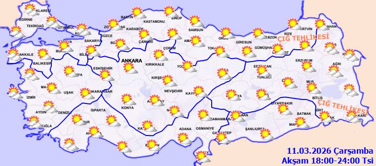 Meteoroloji uyardı: O bölgelerde sabah ve gece saatlerinde pus ve sis olacak! Bugün hava nasıl, Çarşamba günü hava nasıl olacak? 9