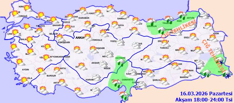 Meteoroloji uyardı: O bölgelere kuvvetli yağış geliyor! Bugün hava nasıl, Pazartesi hava nasıl olacak? 5