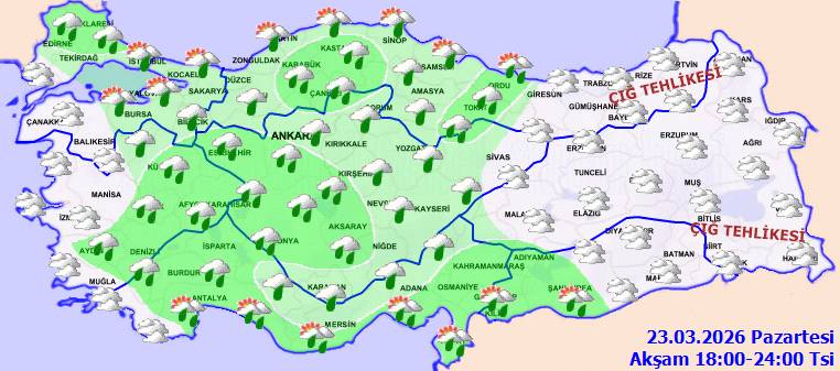Meteoroloji uyardı: O bölgelerde 3 gün boyunca sağanak yağış var! Bugün hava nasıl, Pazartesi hava nasıl olacak? 5