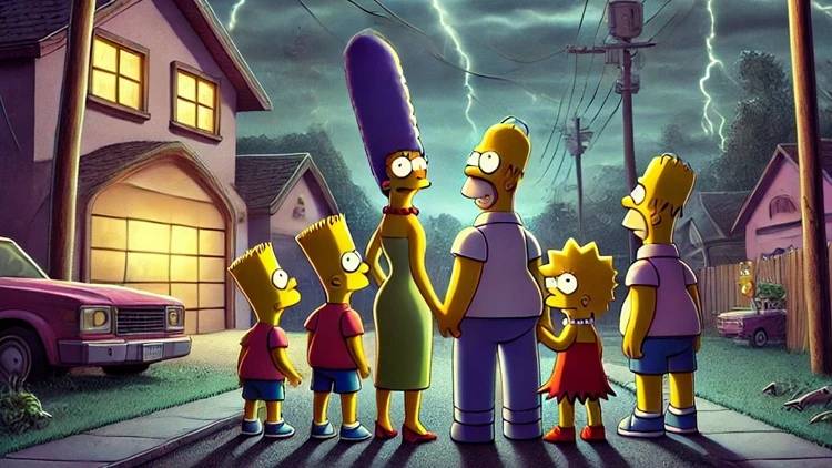 Simpsonlar 2026 felaketlerini sıraladı: Yapay zeka kontrolden çıkıyor, Trump'un sonu geliyor... 1