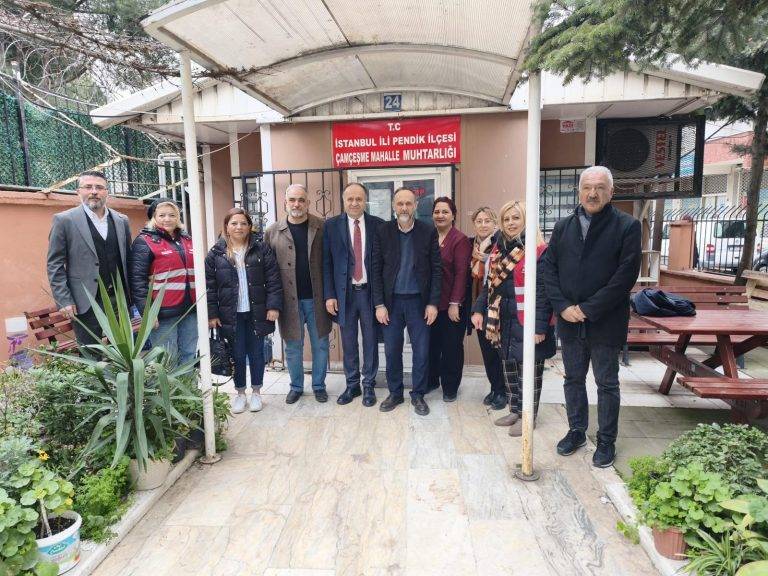 CHP Pendik ilçe Başkanı Niyazi Güneri muhtarları ziyaret etti 4