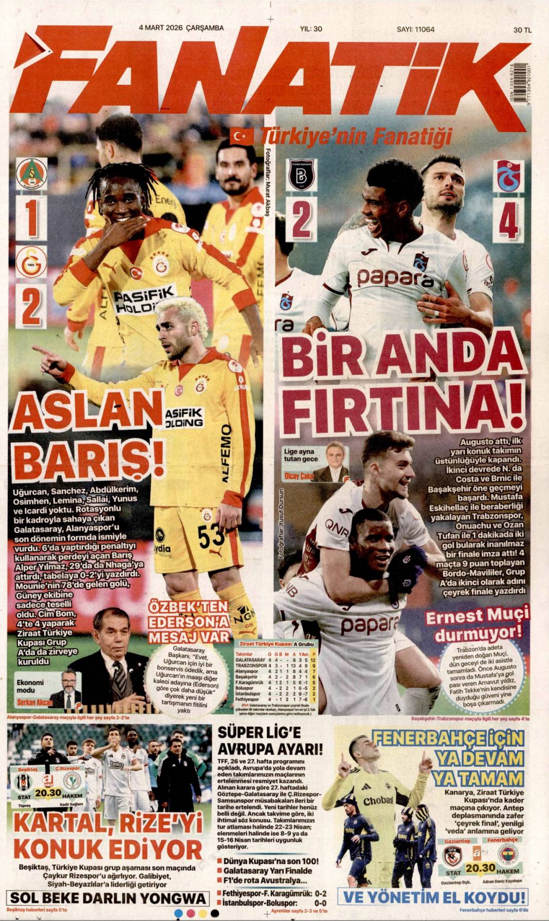 165 çocuğun katilisiniz: 4 Mart 2026 Çarşamba güncel gazete manşetleri 26