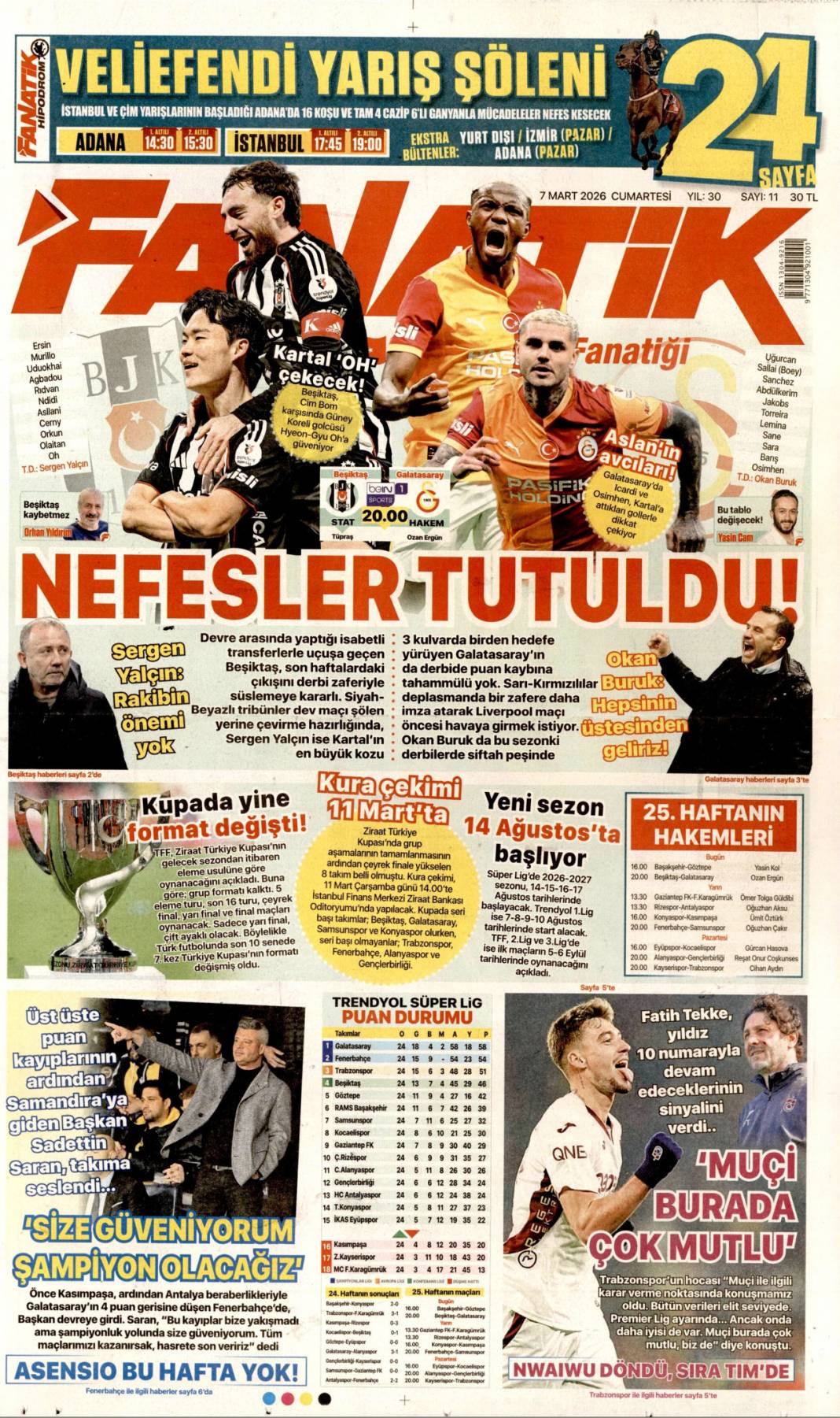 Kürtler 'Bu kez yokuz' dedi: 7 Mart 2026 Cumartesi güncel gazete manşetleri 20