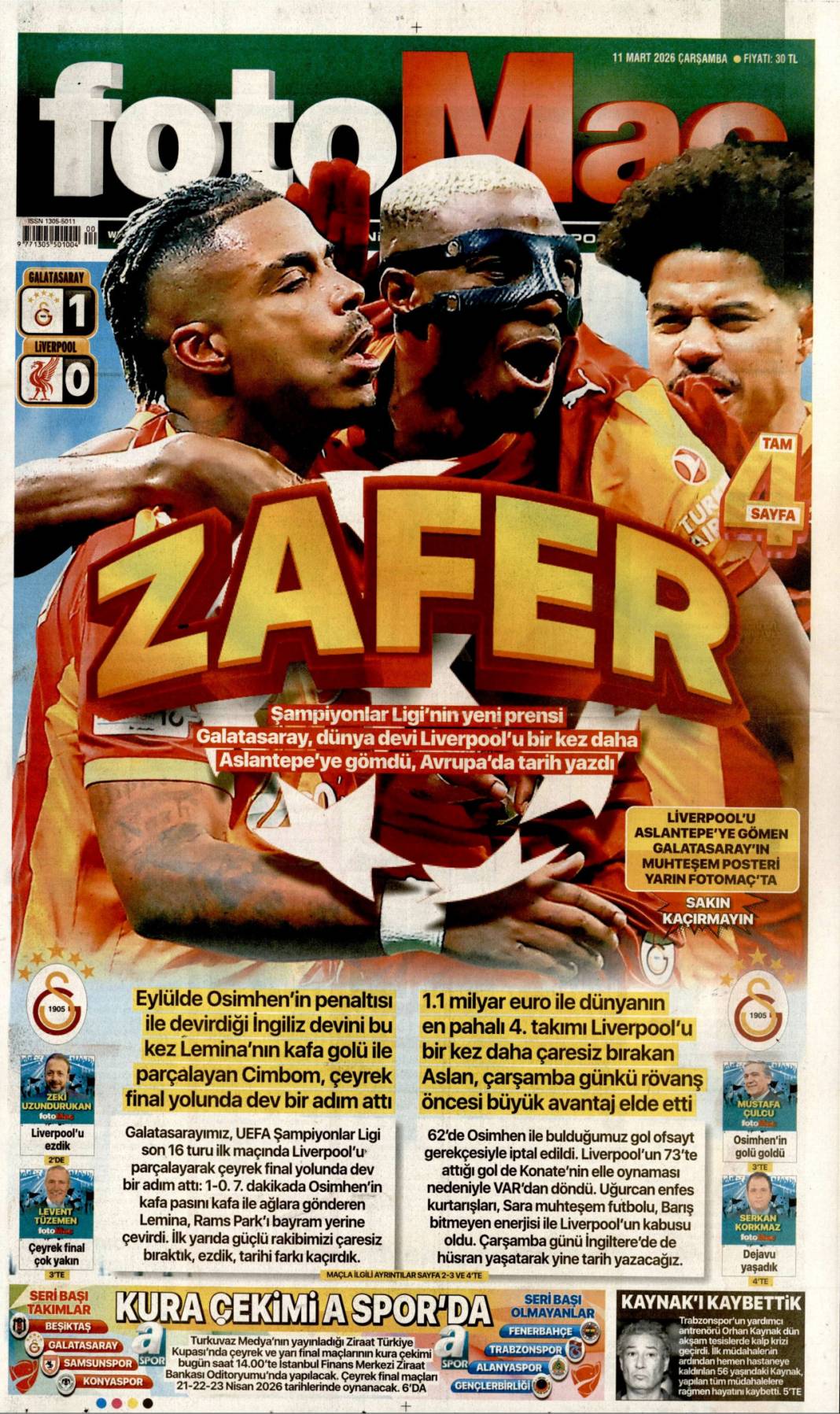 Çocuk katliamına ahlaksız savunma: 11 Mart 2026 Çarşamba güncel gazete manşetleri 25