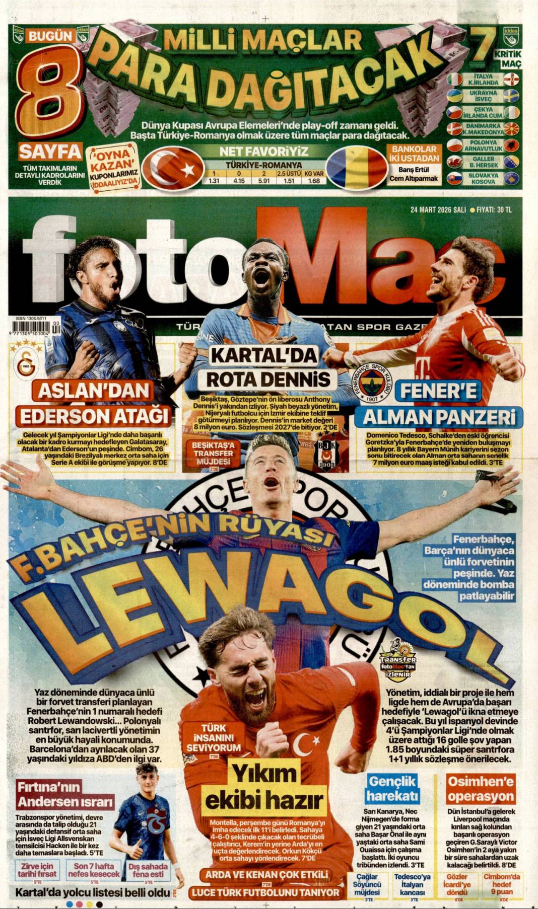 Kafa karıştıran müzakere mesajı: 24 Mart 2026 Salı güncel gazete manşetleri 25