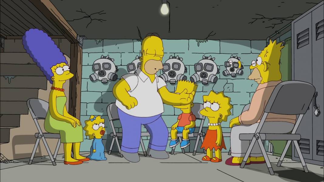 Simpsonlar 2026 felaketlerini sıraladı: Yapay zeka kontrolden çıkıyor, Trump'un sonu geliyor... 12