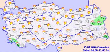 Güneş kendini gösteriyor! Meteoroloji açıkladı: Hafta sonu hava nasıl, bugün hava nasıl, cumartesi hava nasıl olacak? 5