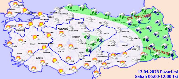 Meteoroloji açıkladı: O bölgelerde havalar ısınıyor... Bugün hava nasıl, Pazartesi hava nasıl olacak? 4