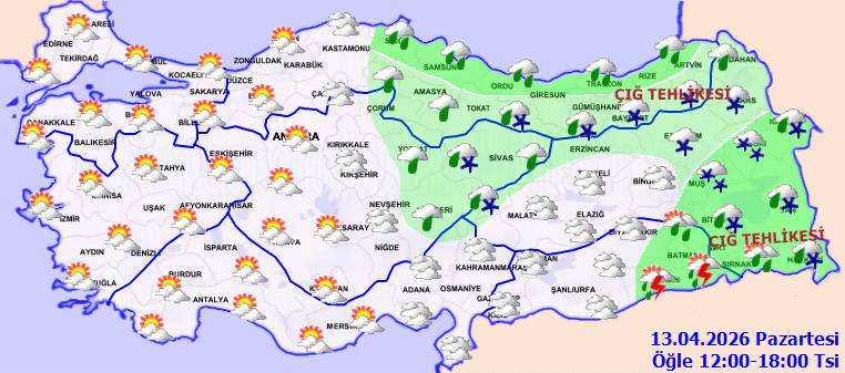 Meteoroloji açıkladı: O bölgelerde havalar ısınıyor... Bugün hava nasıl, Pazartesi hava nasıl olacak? 5