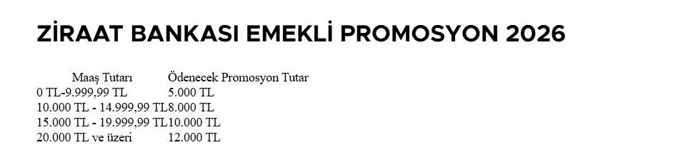 Nisan ayında en yüksek emekli promosyonu veren bankalar belli oldu! 11