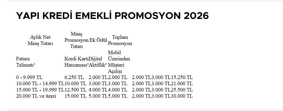 Nisan ayında en yüksek emekli promosyonu veren bankalar belli oldu! 14