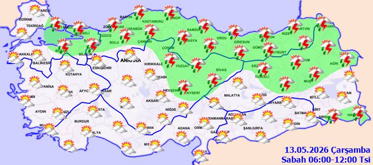 Meteorolojiden uyarı üstüne uyarı: Çok kuvvetli geliyor! Bugün hava nasıl, çarşamba günü hava nasıl olacak? 5