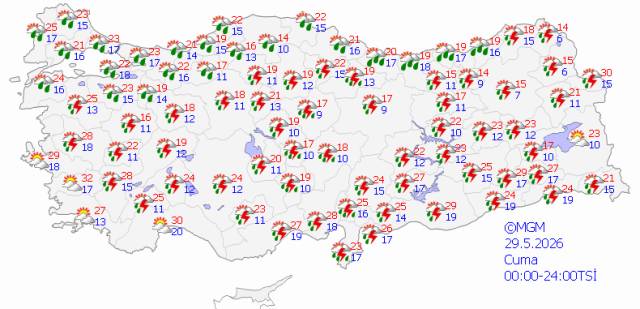 Bayramda şemsiyesiz gezmeyin: O bölgelere sağanak ve gök gürültülü yağmur geliyor! 7