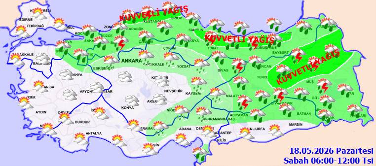 Meteoroloji'den peş peşe uyarı: Bugün hava nasıl, pazartesi hava nasıl olacak? 4